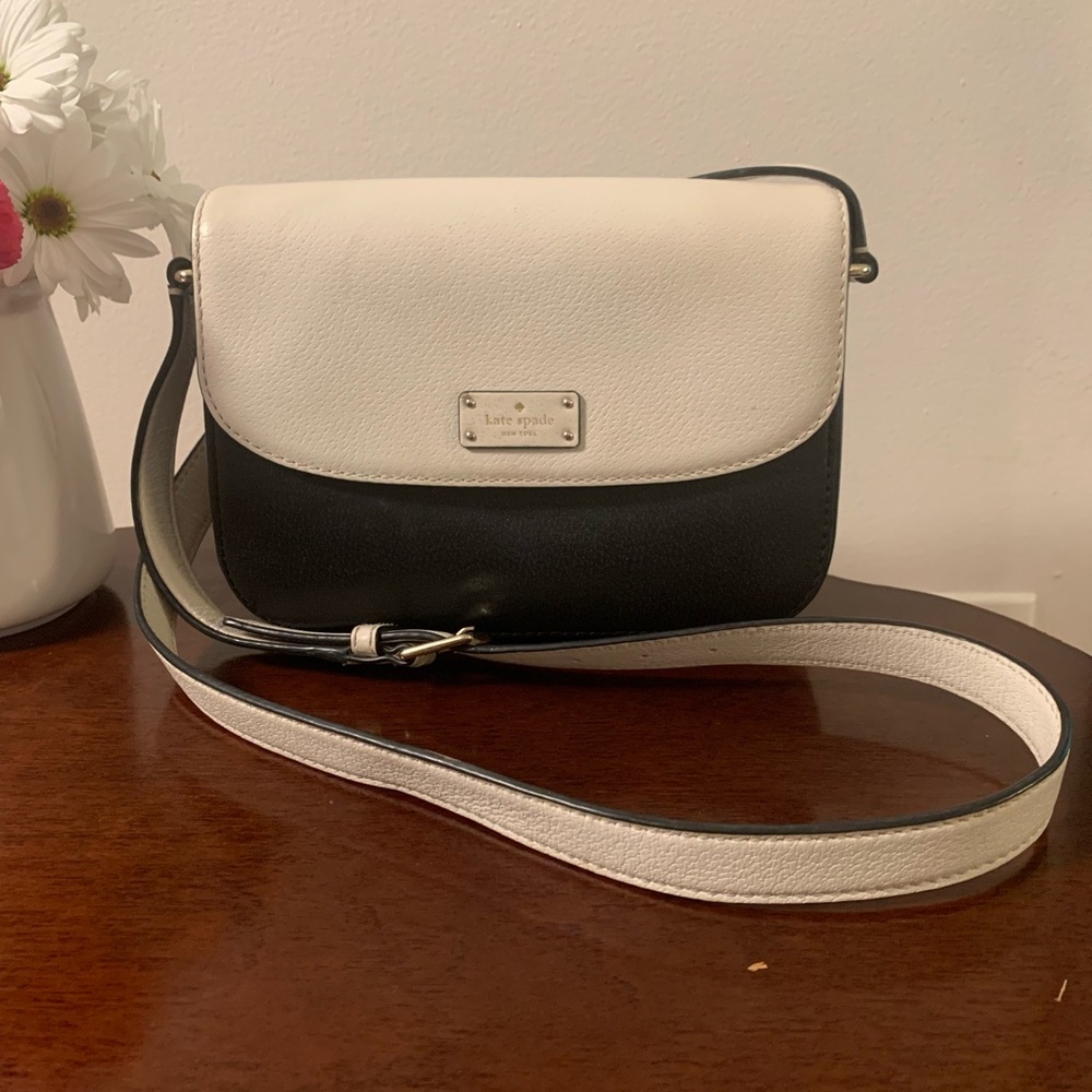 Kate Spade Two-Tone Black and White Crossbody Bag